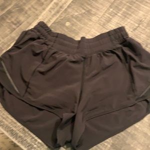 Black lululemon women’s shorts